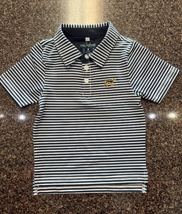 Fieldstone - Signature Youth Polo Navy/White