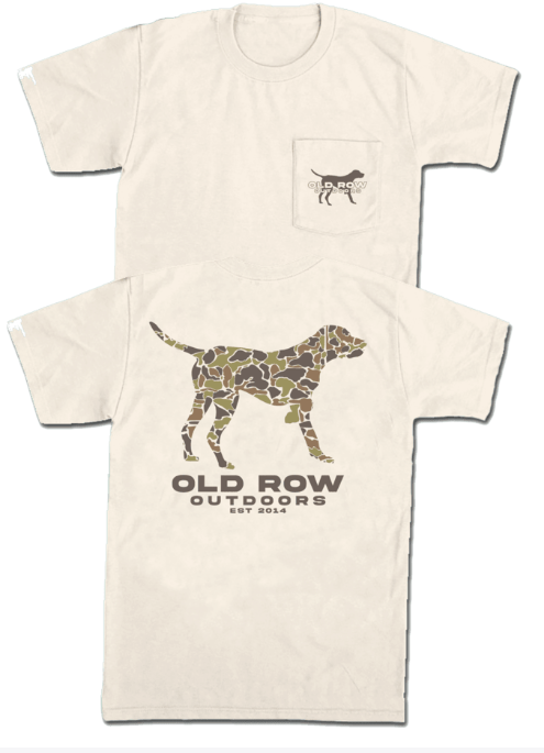 Old row - pointer pocket tee