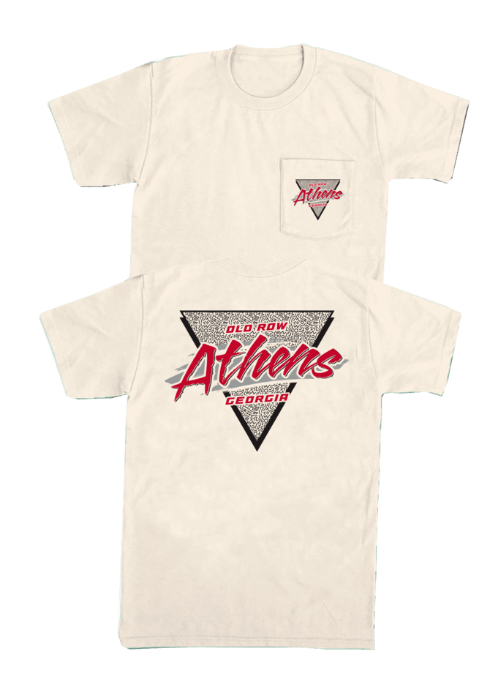Old Row - Athens Retro Triangle 2.0 Pocket Tee