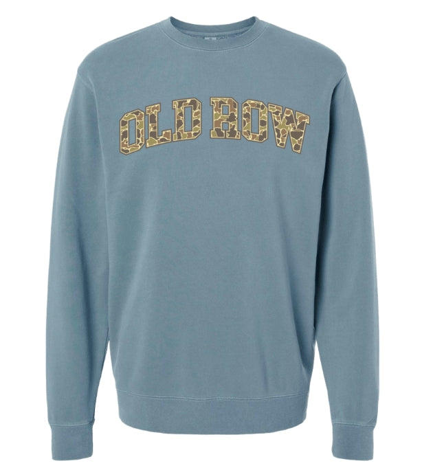 Old Row - Slate Camo Crewneck