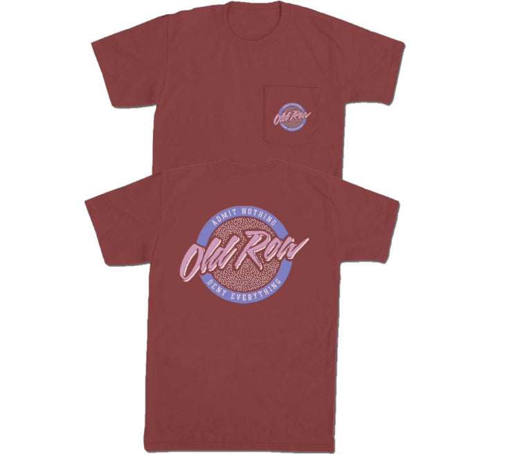 Old Row- Brick Circle Logo Pocket Tee