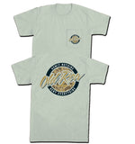 Old Row - Light Green 80s Camo Circle Pocket Tee