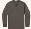 Southern Marsh - LS SEAWASH Vintage Waffle Henley CHARCOAL GRAY