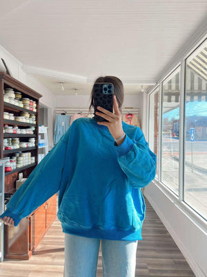 Electric Blue Sweatshirt