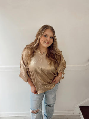 Covered in Gold Blouse