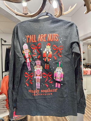 Yall Are Nuts Ls Tee