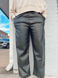 BALLARD LEATHER PANTS BLACK