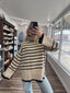 Dunn Tan Stripe Sweater