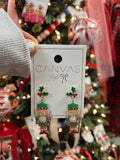 Mistletoe Nutcracker Earrings