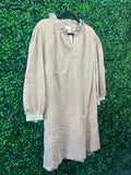 Umgee- Olive 3/4 Sleeve mini dress