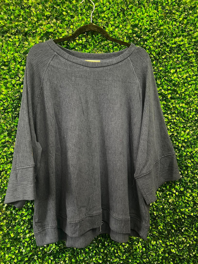 Umgee- Textured Slub Knit top