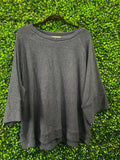 Umgee- Textured Slub Knit top