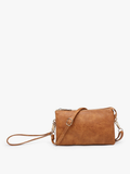 Jen & Co- Riely Crossbody/Wristlet in Saddle
