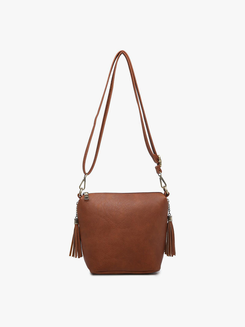 Jen & Co- Dylan Crossbody In Brown